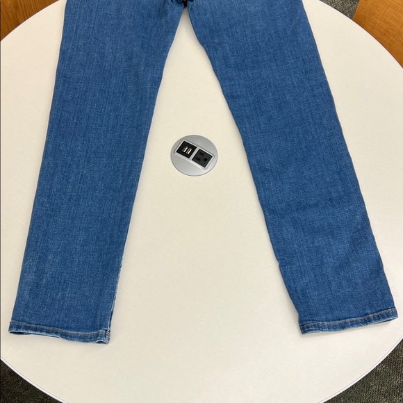 Worn once ALEMBIKA jeans blue denim pants with elastic waist and drawstring sz 1 - Picture 9 of 10